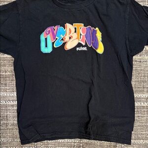 Overtime logo Kids Black Graphic T-Shirt